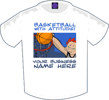 Basketball With Attitude T-shirt