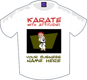 Karate With Attitude T-shirt