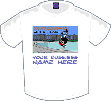 Skateboard With Attitude T-shirt